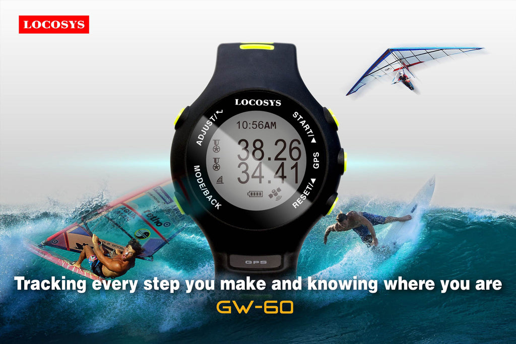LOCOSYS Announced to Release  the New GPS Sport Watch GW-60 for High-Speed Sports Soon!