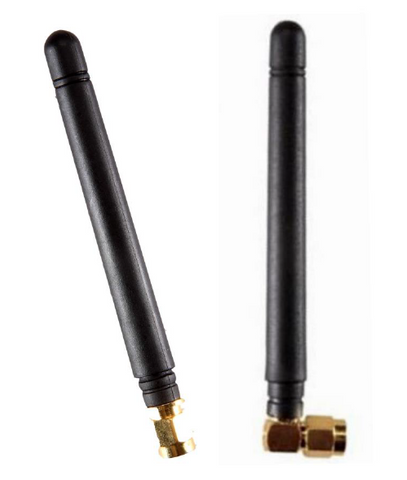 JCW015 Rubber Rod Antenna Wifi 2.4Ghz SMA Antennas (5 unit pack)