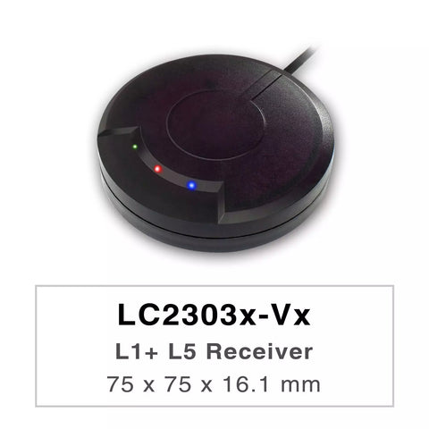 LC2303x-Vx GNSS L1+L5 Receiver